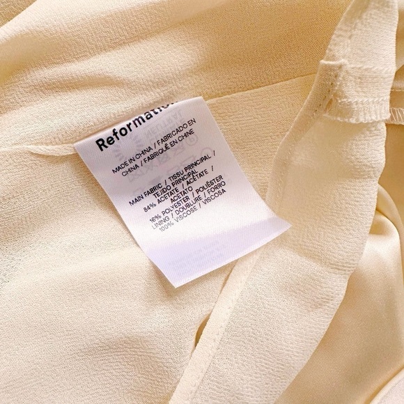 Reformation Maves Dress Almond - Picture 7 of 9